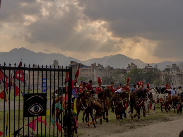 Troops in Kathmandu